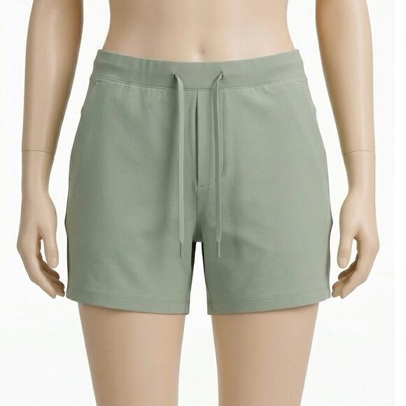 Lululemon Pants - Lululemon On The Fly Woven Short 2.5” Grey Sage Women’s Mid Rise